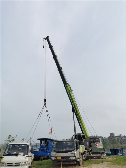 椒江区桥梁建设吊装案例